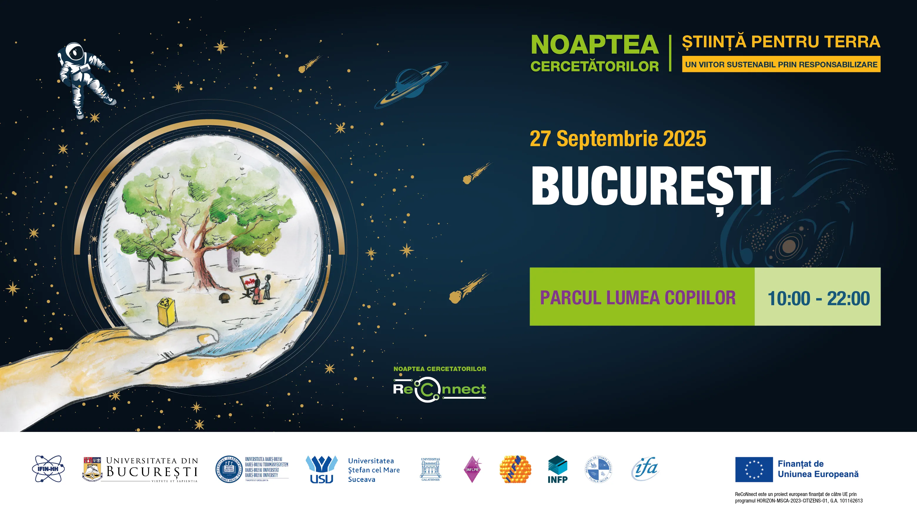 Hero Image - Noaptea Cercetătorilor Europeni ReCoNnect București 2025